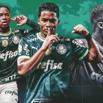 Palmeiras U20 player scoring against Olimpia U20 during the youth football match on 12 March 2026