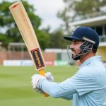 Cayman Islands batsman plays a shot against Argentina during the ICC Men’s T20 World Cup Americas Sub Regional Qualifier B match at Jimmy Powell Oval in George Town 2026
