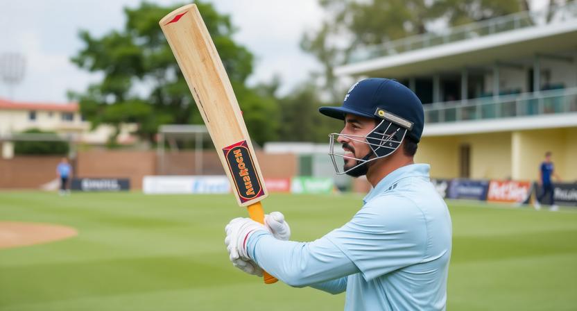 Cayman Islands batsman plays a shot against Argentina during the ICC Men’s T20 World Cup Americas Sub Regional Qualifier B match at Jimmy Powell Oval in George Town 2026